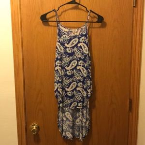 Paisley high low top